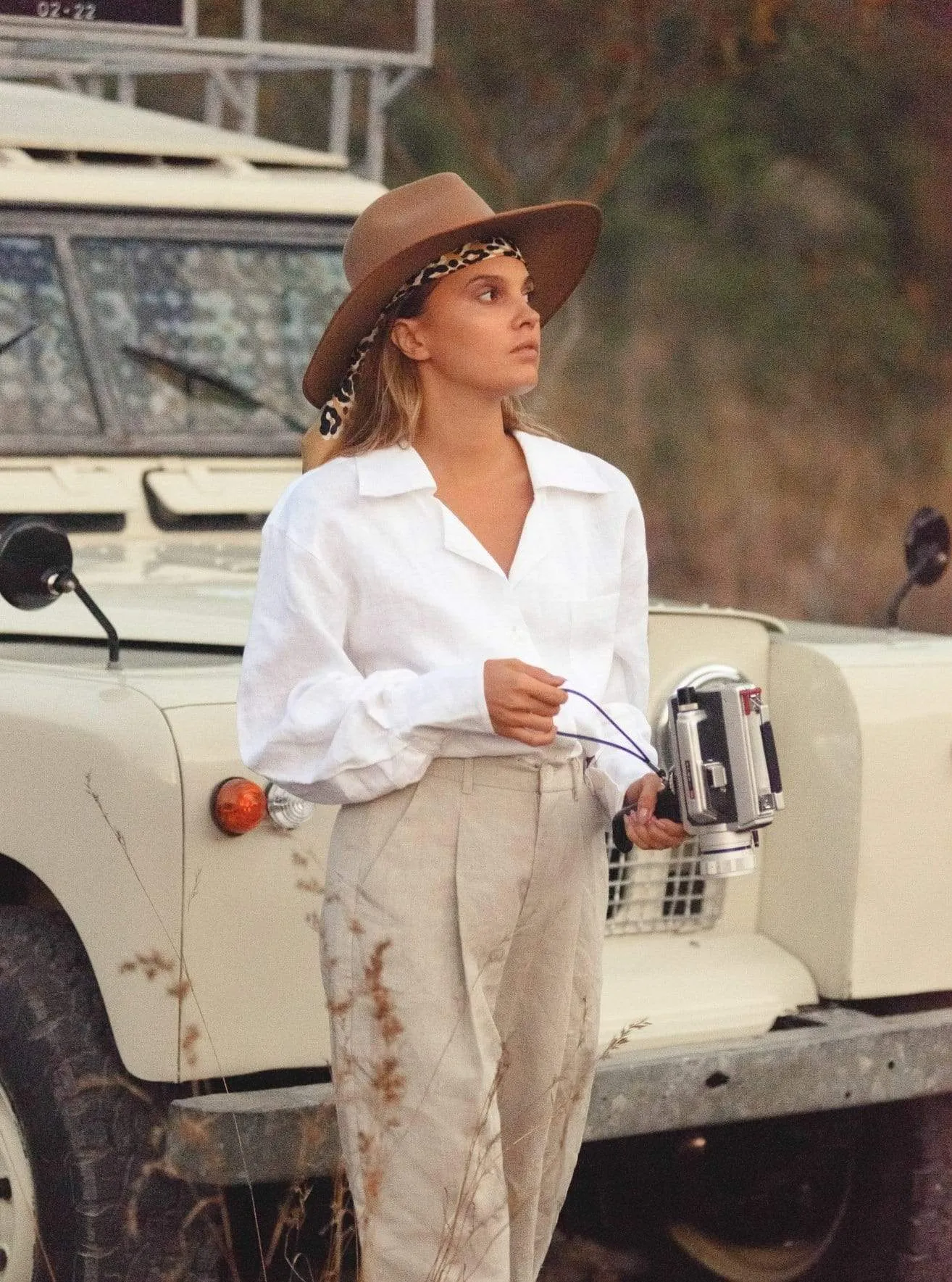 JULIANE Long Sleeve Linen Shirt